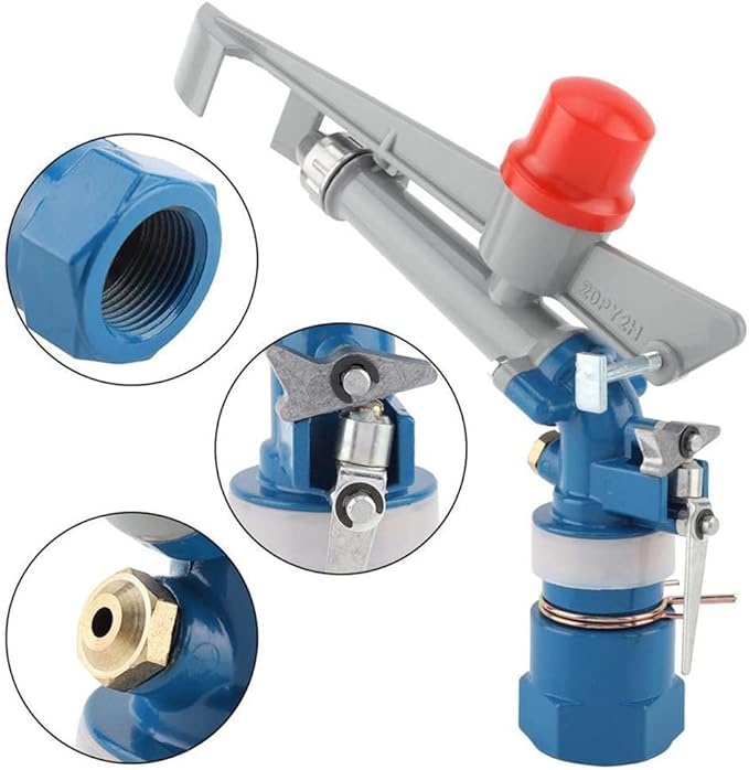 Irrigation Sprinkler Garden Water Spray,Agricultural Irrigation Spray,Large Area Agriculture Irrigation Watering Sprinkler,360° Adjustable Watering,for Farms,Orchards,Tea Gardens,Fores