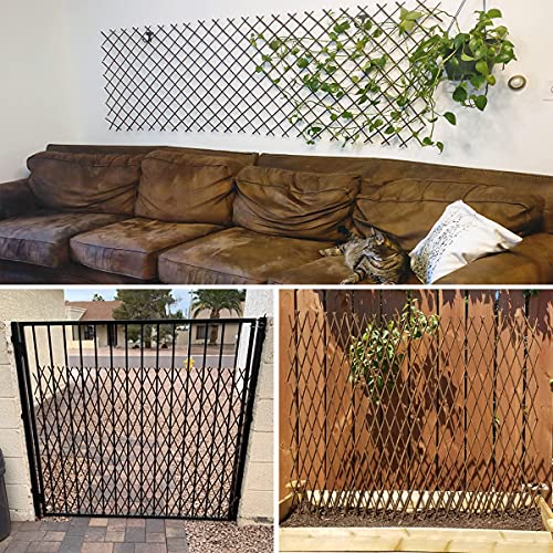 Expandable Willow Trellis for Climbing Plants Outdoors