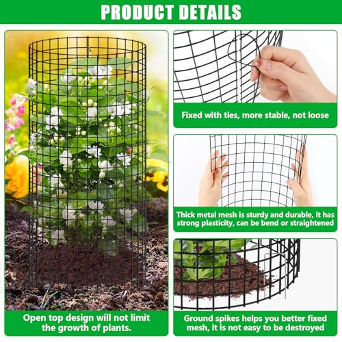 5 Pack Plant Protectors from Animals (5 PACK-24x12inch)