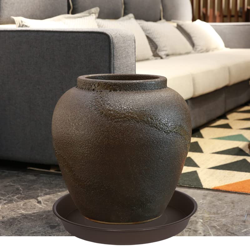 4 Pack of 16 inch Plant Saucer (16" (4 pack) / Dark Brown)