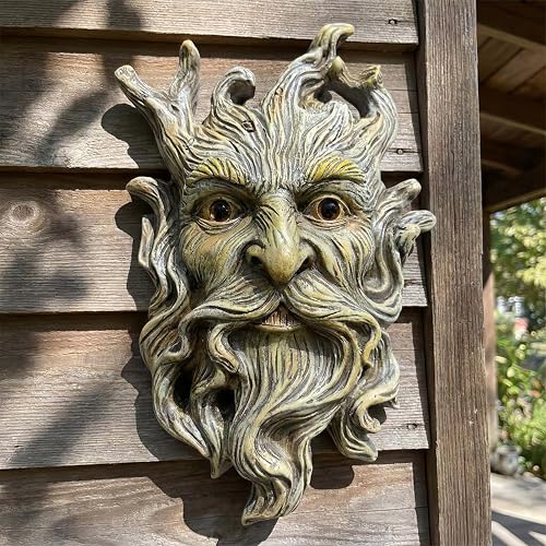 10.1" Whimsical Tree Face Sculpture (Brown 460)