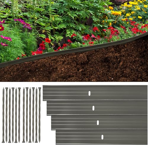 YardEdge Aluminum Landscape Edging Kit (Bronze / 48 ft)