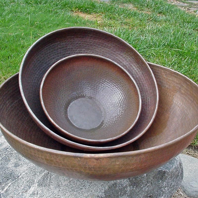 Hand Hammered Copper Basin (30 Inch / Copper)