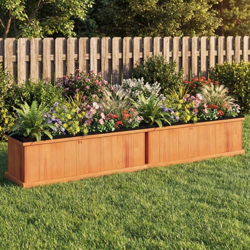 Outdoor Raised Garden Bed (Orange / 40"x13"x12")