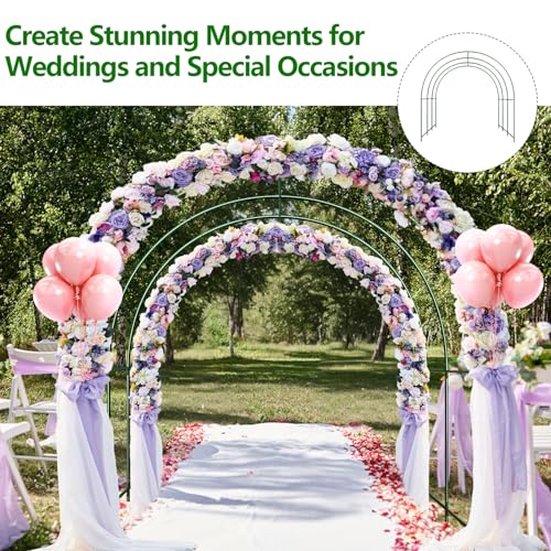 Large Garden Support Arch Frame for Climbing Plants (9.85 x 7.05 x 7.22 ft)
