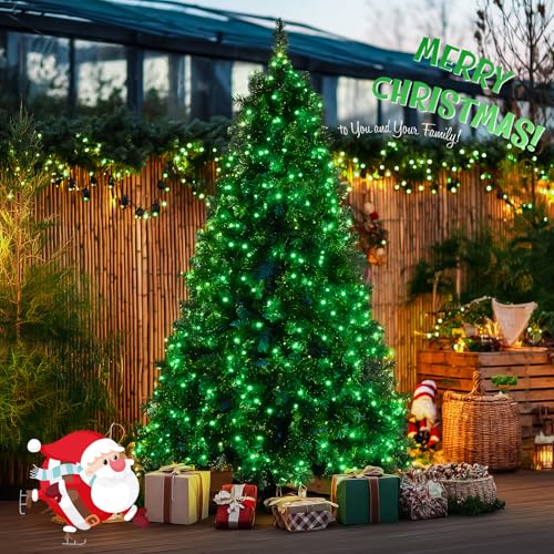 2 Pack Solar Halloween Lights (Green / 100LED*2)
