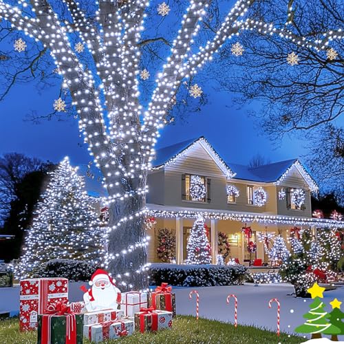600 LED Solar Christmas Lights (White / 600LED*1)