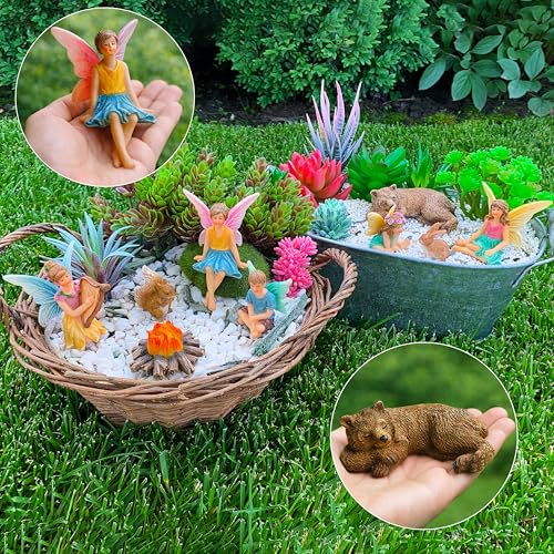 Fairy Garden Figurines (9 Count)