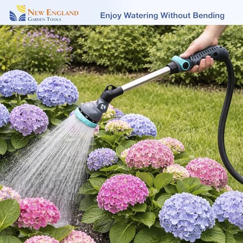 18 Inch Heavy Duty Metal Watering Wand with 9 Spray Patterns 600001 (18 Inch - 9 Pattern)