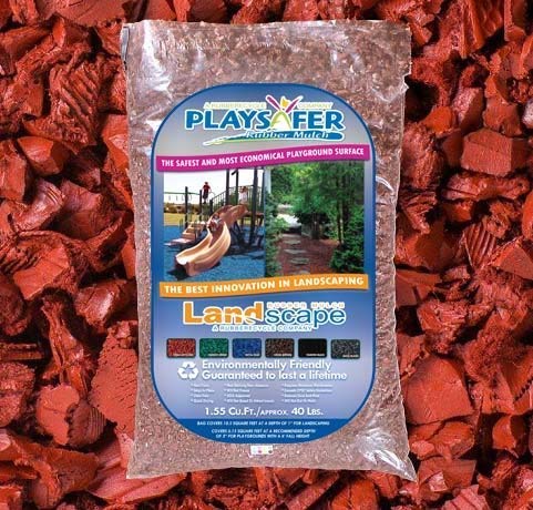 Rubber Mulch Nuggets Protective Flooring for Playgrounds (32000 Ounce)