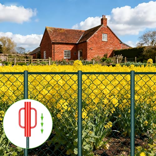 8LB T Post Driver with Handles (8LB / Red)