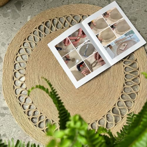 5mm x 164 FT Sisal Hemp Rope Jute Twine for Cat Scratching Post Tree