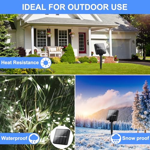 Solar Powered String Lights Outdoor Waterproof