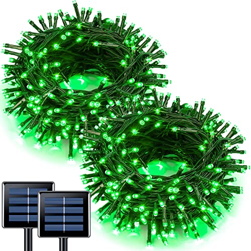 2 Pack Solar Halloween Lights (Green / 100LED*2)