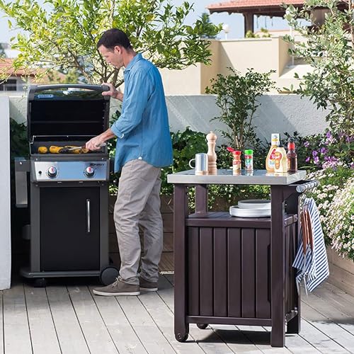 Unity Outdoor Grill Prep Table & Serving Cart