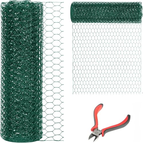 48'' x 50' Green Chicken Wire Fencing (Green 48'' x 50')