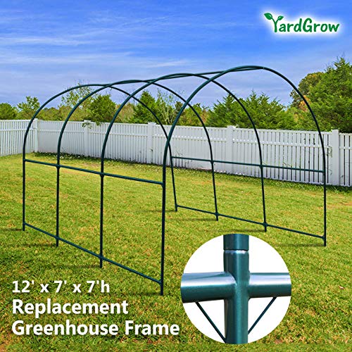 Greenhouse Replacement Frame for Outdoor Larger Hot Garden House (12' X 7' X 7' / Frame)