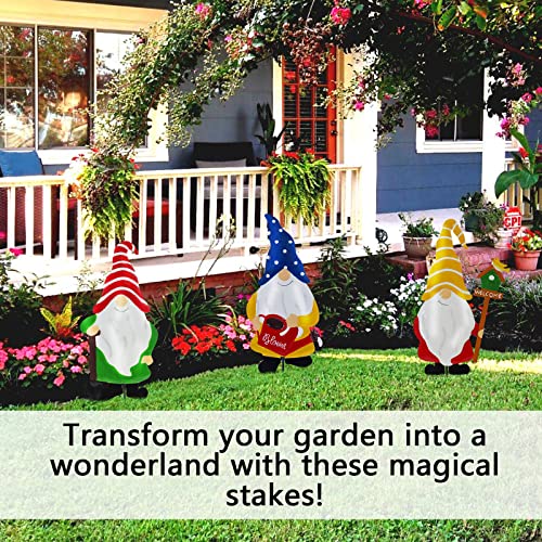 Garden Gnomes Decorative Stakes (Gnomes（mix）)