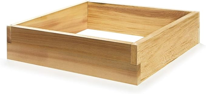 All Things Cedar RG36 3-ft x 3-ft Cedar Raised Garden Box | Expandable Plant Bed, Stackable Wooden Planter - Easy Assembly, Western Red Cedar Build, Outdoor Gardening Solution