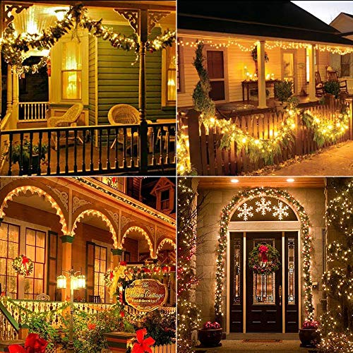 Solar Fairy Lights Outdoor (Warm White / 100 LED - 2 Pack)