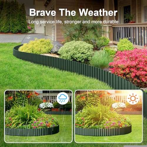 Corrugated Metal Garden Edging (50 Foot)