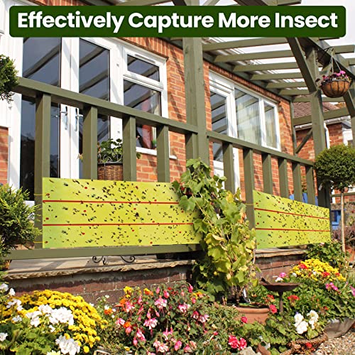 5 Pcs Giant Flypaper Fly Traps (Yellow)