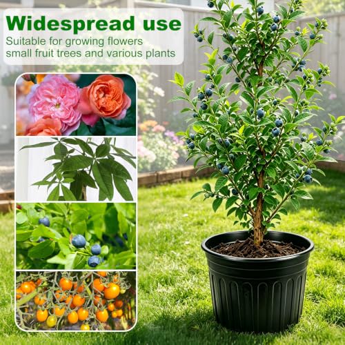 30 Pack 5 Gallon Flexible Plant Nursery Pots (5Gallon 30P)