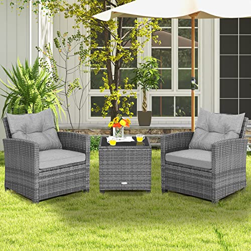 3 Pieces Patio Furniture Set