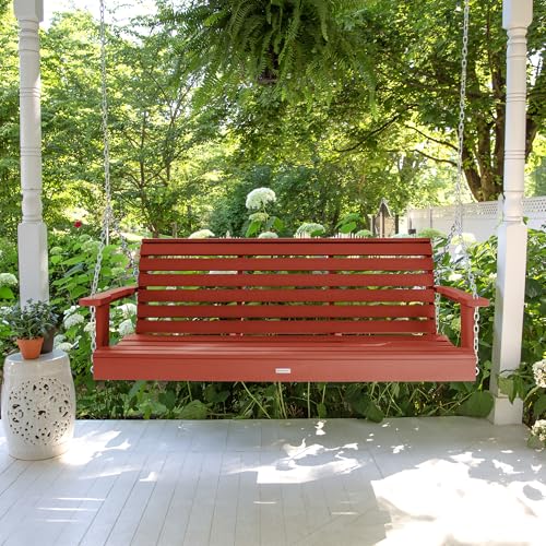 Weatherly Porch Swing 5 Feet (5 feet / Rustic Red)