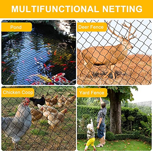 100'x100' Bird Netting for Chicken Coop (100'×100'-1'')