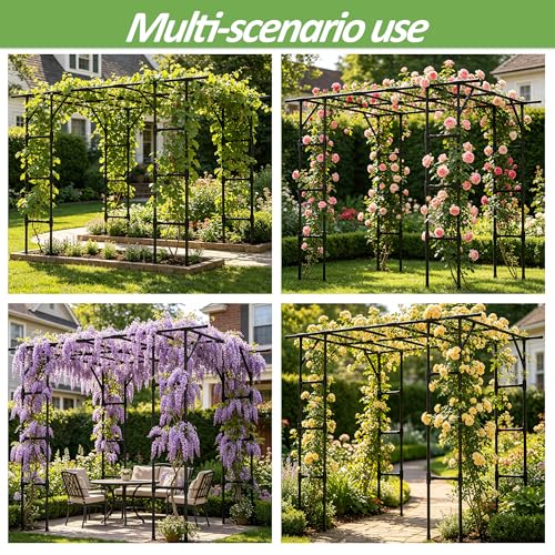 Grape Vine Trellis (95.7（L）*61.6(W)*78.5(H) in)