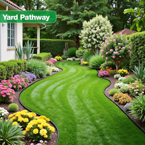 Garden Edging Border (black / 2 Inch x 33FT)