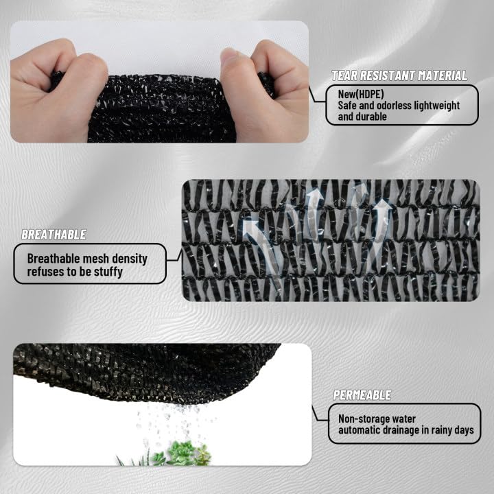 Sun Shade Cloth with Grommets for Garden