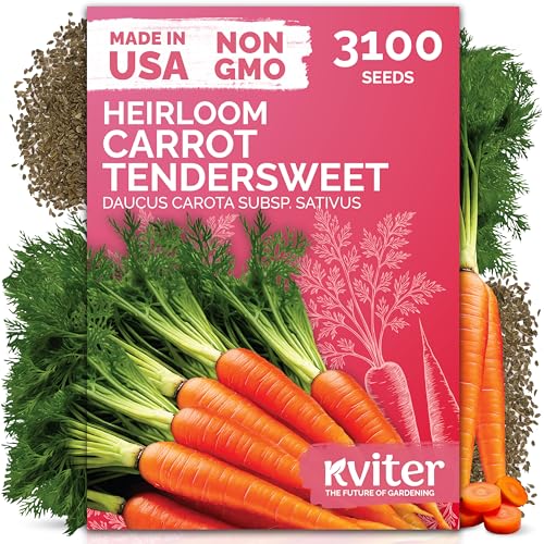3 100 Tendersweet Carrot Heirloom Vegetable Seeds