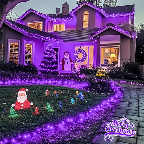 600 LED Solar Halloween Lights (Purple / 600LED*1)