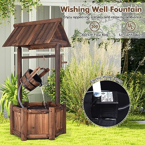 Outdoor Wishing Well Water Fountain
