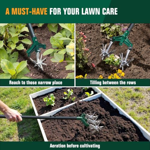 Rotary Cultivator Garden Tool for Gardening and Lawn