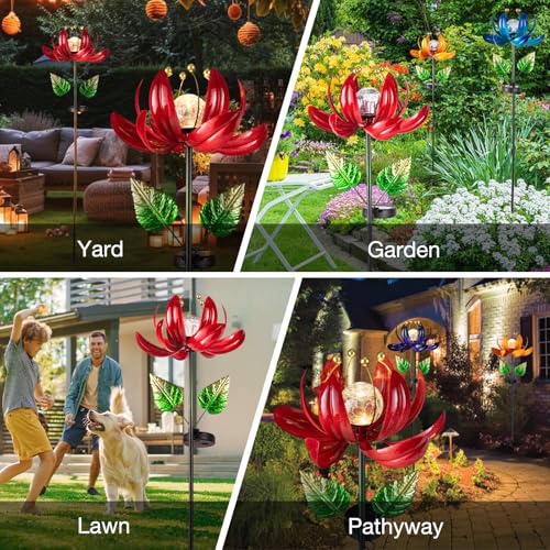 Solar Lights Outdoor Garden Decor (Charming Purple)