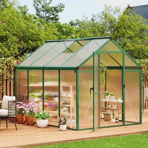 6 x 8 FT Greenhouse (Green / 6x8FT)