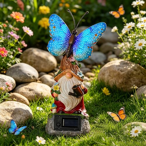 Garden Gnome Statues Solar (Gnome-Blue)