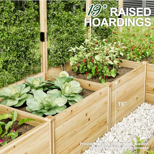 Raised Garden Bed with Deer Proof Fence