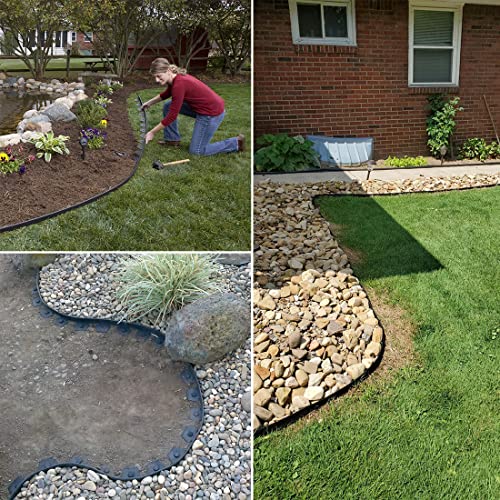 Landscape Edging 98FT (Black / 4IN x 98 FT)