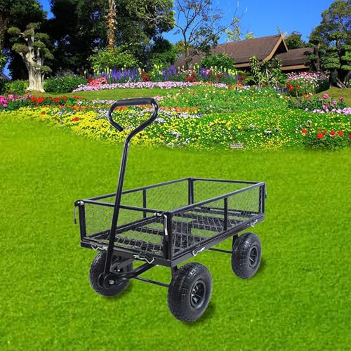 Wagon With Removable Sides for Farms