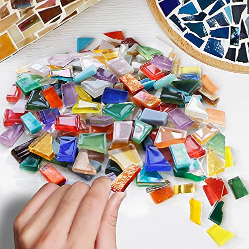 1.1lb Irregular Crystal Mosaic Tiles (17.6 Ounce)