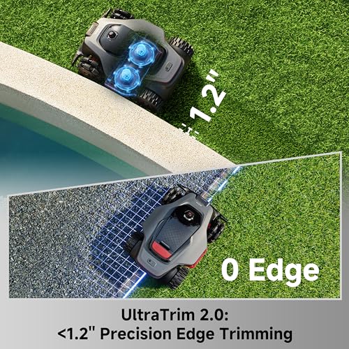 LiDAX Ultra 3000 AWD Robot Lawn Mower Wire Free RTK Free for up to 0.75 Acre*Dual Maps (3000 AWD: Mows up to 0.75acre)