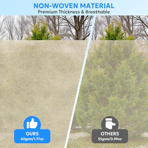 Plant Covers Freeze Protection (47.2''W×70.8''H（4 Pack）)