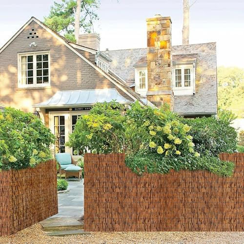 2 Pack Reed Bamboo Screen Fencing (4X19.6FT-2PACK)