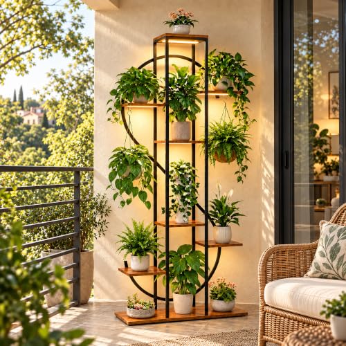 62.2 Plant Stand with Grow Lights