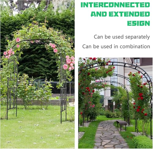 Garden Arch Trellis (59'' L x 47'' W x 87'' H)