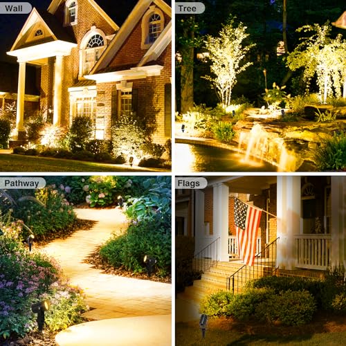 Solar Spot Lights Outdoor (4 Count)